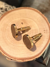 Load image into Gallery viewer, Vintage Gold Tone and Copper Indian Head Penny 1897 & 1907 Cufflinks