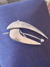 Load image into Gallery viewer, Vintage 1960s Midcentury ORB Otto Robert Bade Sterling Silver Modernist Brooch