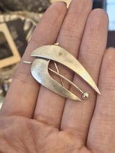 Load image into Gallery viewer, Vintage 1960s Midcentury ORB Otto Robert Bade Sterling Silver Modernist Brooch