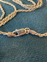 Load image into Gallery viewer, Vintage Sterling Silver Taxco Mexico Unisex Solid Cross Rope Chain Pendant Necklace 23”