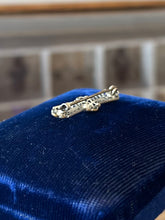 Load image into Gallery viewer, Antique Edwardian Era Silver Tone Rhinestone Bar Pin Brooch C-Clasp