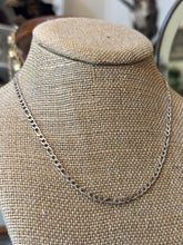 Load image into Gallery viewer, Vintage Sterling Silver 925 Italy Figaro Link Chain Necklace Unisex 16”
