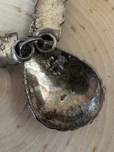 Load image into Gallery viewer, Vintage 1980s Signed ROSE ABEYTA NAVAJO Sterling Silver & Mother of Pearl Jewelry Set | Necklace, Cuff Bracelet, Earrings