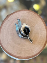Load image into Gallery viewer, Vintage Signed Niels Erik N.E. FROM Denmark Sterling Silver Calla Lily Brooch Pin Midcentury