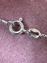 Load image into Gallery viewer, Signed SWIFT ARROW Sterling Silver XO Love Friendship or Relationship Cross Pendant Necklace 22.4”