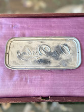 Load image into Gallery viewer, Vintage Parsons’ Casket Hardware Co. Our Darling Nickel Metal Casket Name Plate Silver Tone 4.7x2.2 Mourning