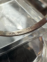 Load image into Gallery viewer, Antique Edwardian Signed WB WG 590 White Gold Diamond Geometric Ring US 8 1/4