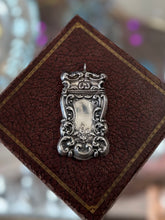 Load image into Gallery viewer, Antique Sterling Silver Match Safe Vesta Repousse Art Nouveau with Pendant Loop