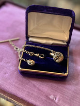 Load image into Gallery viewer, Antique Victorian Gold Filled 7" Albertina Fancy Watch Chain Filigree Urn Toggle Charm HFB