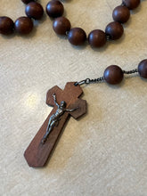Load image into Gallery viewer, Vintage 1930s St Ann De Beaupre Large Wood Wall or Habit Rosary France Religious