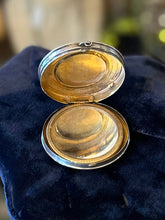 Load image into Gallery viewer, Antique Art Deco Hallmarked F&B Foster and Bailey Sterling Silver Double Sided Mirror Compact