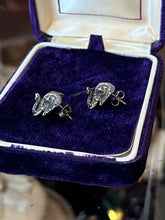 Load image into Gallery viewer, Vintage Signed KABANA Sterling Silver Elephant Head 3-Dimensional Stud Earrings