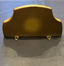 Load image into Gallery viewer, Vintage Midcentury Hollywood Regency Gold Painted Terracotta & Wood Wall Shelf | 1 Pc.