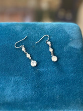 Load image into Gallery viewer, Vintage Circa 1950s Faceted Glass Rhinestone Collar Necklace 15”, Bracelet 7.5”, & Dangle Earrings Set