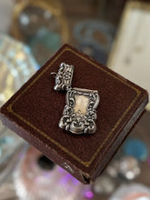 Load image into Gallery viewer, Antique Sterling Silver Match Safe Vesta Repousse Art Nouveau with Pendant Loop