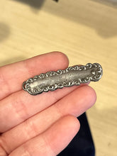 Load image into Gallery viewer, Antique Victorian Art Nouveau P&P Sterling Silver Scroll Design Folding Button Hook Monogrammed Engraved Initials BR