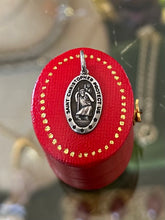 Load image into Gallery viewer, Vintage Signed PPC Sterling Silver Saint Christopher Protect Us Religious Medal Pendant Princess Pride Creations