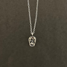 Load image into Gallery viewer, Sterling Silver Skull Pendant Necklaces | Silver or Gold Plated