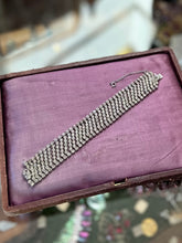 Load image into Gallery viewer, Vintage 1950s Signed WEISNER Dazzling Diamanté Rhinestone Bracelet Statement Evening Jewelry