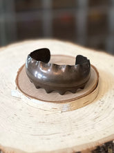 Load image into Gallery viewer, You Pick! Solid Copper Cuff Bracelet Vintage 1970s Solid, Curb Chain, Ruffled, Crescent Moon Unisex