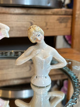 Load image into Gallery viewer, You Pick! Vintage Hand Painted German Porcelain Half Doll Lady Figurines