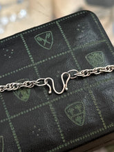 Load image into Gallery viewer, Gothic Sterling Silver Spider Star Black Widow Pendant Necklace Hook Clasp 19”