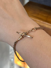 Load image into Gallery viewer, Antique Victorian Hallmarked Blackinton Co. W.&S.B. Gold Filled 7.6" Watch Chain Toggle Twist Charm