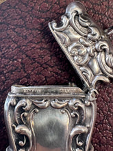 Load image into Gallery viewer, Antique Sterling Silver Match Safe Vesta Repousse Art Nouveau with Pendant Loop
