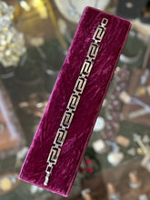 Load image into Gallery viewer, Vintage Mexico Sterling Silver 925 Greek Key Meander Cut Out Link Bracelet Unisex 8”