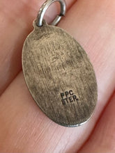 Load image into Gallery viewer, Vintage Signed PPC Sterling Silver Saint Christopher Protect Us Religious Medal Pendant Princess Pride Creations