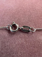 Load image into Gallery viewer, Vintage Signed Kabana KBN Sterling Silver & 14K Black Onyx Pendant Necklace 17”