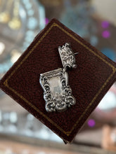 Load image into Gallery viewer, Antique Sterling Silver Match Safe Vesta Repousse Art Nouveau with Pendant Loop