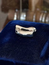 Load image into Gallery viewer, Vintage 1974 Signed HATTIE CARNEGIE Silver Clad Lowercase “A” Bubble Letter Initial Pendant Charm