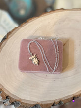 Load image into Gallery viewer, Vintage Signed Bettina Duncan Sterling Silver Cross Crown Pendant on Sterling Chain