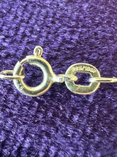 Load image into Gallery viewer, Sterling Silver Hindu Om Symbol Pendant Necklace 18”