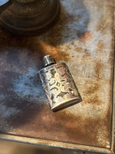 Load image into Gallery viewer, Sterling Silver Taxco Mexico Perfume Bottle JJC 925 Glass Vintage 1960s Scent