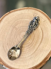 Load image into Gallery viewer, Vintage Midcentury Signed Sterling by JewelArt Sterling Silver Cherub Spoon Brooch Pin