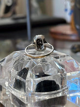 Load image into Gallery viewer, Antique Edwardian Signed WB WG 590 White Gold Diamond Geometric Ring US 8 1/4