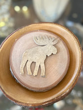 Load image into Gallery viewer, Vintage Sterling Silver Large Moose Figural Silhouette Brooch