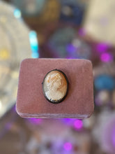 Load image into Gallery viewer, Rare 835 Silver Saint Cecilia Hand Carved Cameo Brooch & Pendant Vintage Religious S.Cecilia