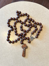 Load image into Gallery viewer, Vintage 1930s St Ann De Beaupre Large Wood Wall or Habit Rosary France Religious