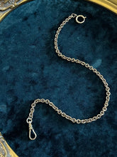 Load image into Gallery viewer, Vintage Midcentury Gold Tone Textured Link Watch Chain Dog Clip Clasp 11.75”