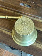 Load image into Gallery viewer, Vintage Heavy Solid Brass Mortar and Pestle Pharmacy Apothecary Pill Crusher
