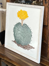 Load image into Gallery viewer, Original Art | Fernando Torm "Desert Flower" Succulent Lithograph | Framed & Signed | Number 80/100 16.5" tall x 15.25" wide