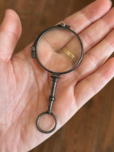 Load image into Gallery viewer, Antique 19th Century Victorian German Gunmetal Expandable Lorgnette Glasses Eyeglasses