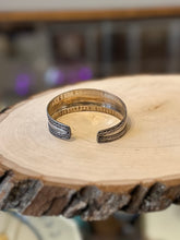 Load image into Gallery viewer, Vintage 925 Sterling Silver Ribbed Twisted Rope Barbed Wire Design Cuff Bracelet