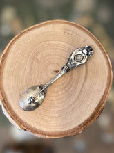 Load image into Gallery viewer, Vintage Midcentury Signed Sterling by JewelArt Sterling Silver Cherub Spoon Brooch Pin