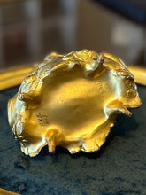 Load image into Gallery viewer, Antique Art Nouveau Period | Signed B&W Jewelry Casket Gilt Lady Face Lily Flower | Unlined