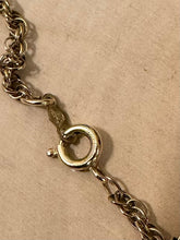 Load image into Gallery viewer, Vintage Antique Italian Glass Micro Mosaic Cross Roma Pendant Necklace 1/20 12k Gold Filled Chain 25”