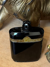Load image into Gallery viewer, Vintage Caron Nuit de Noel Perfume Bottle France 1920s Art Deco Black Glass